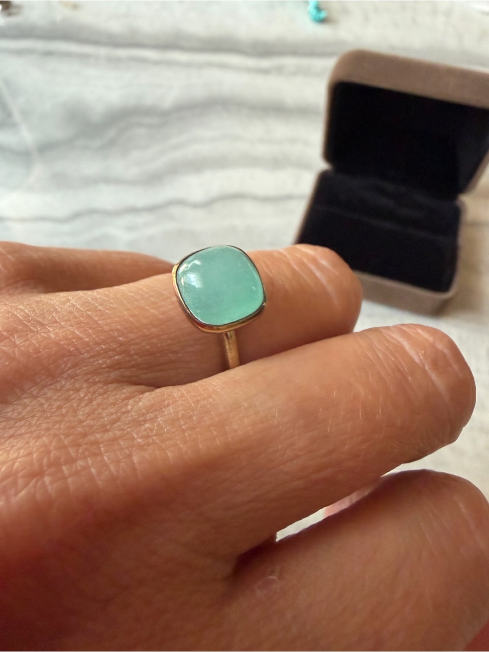 Astley Clarke Chalcedony Timbrel Ring